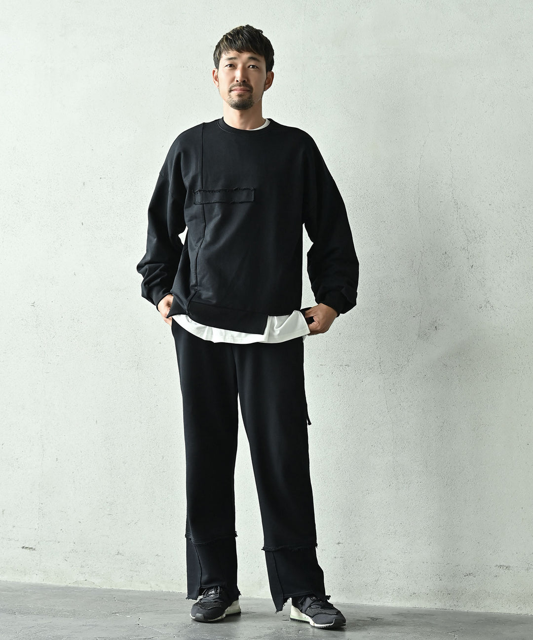 【SETUP可】UNISEX エフォートレス裏毛パンツ