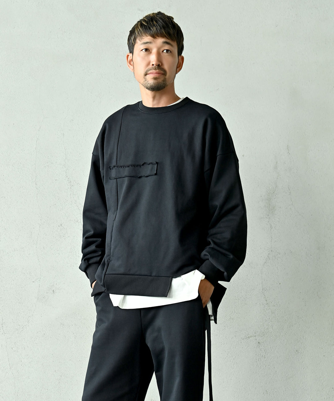 【SETUP可】UNISEXエフォートレス裏毛プルオーバー