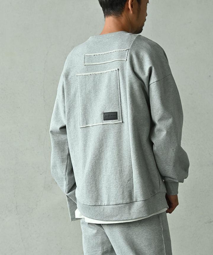 【SETUP可】UNISEXエフォートレス裏毛プルオーバー