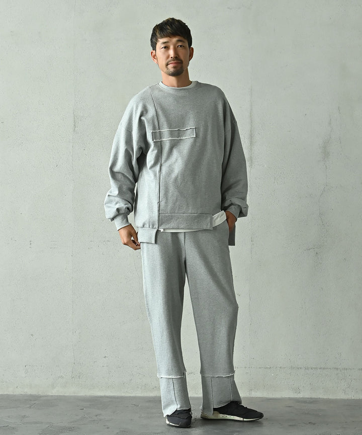 【SETUP可】UNISEX エフォートレス裏毛パンツ