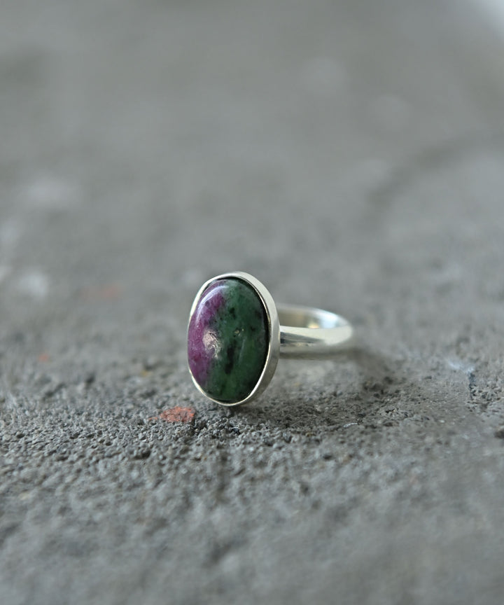 [SILVER]ルビーインカイヤナイトリング