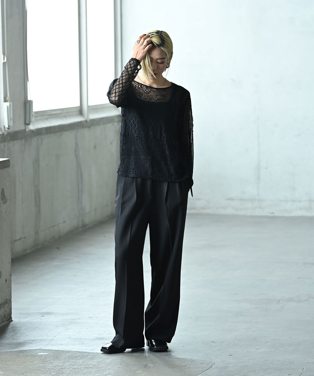 【SETUP可】スラックスパンツ