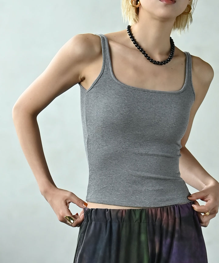 裏微起毛カップインタンクトップ