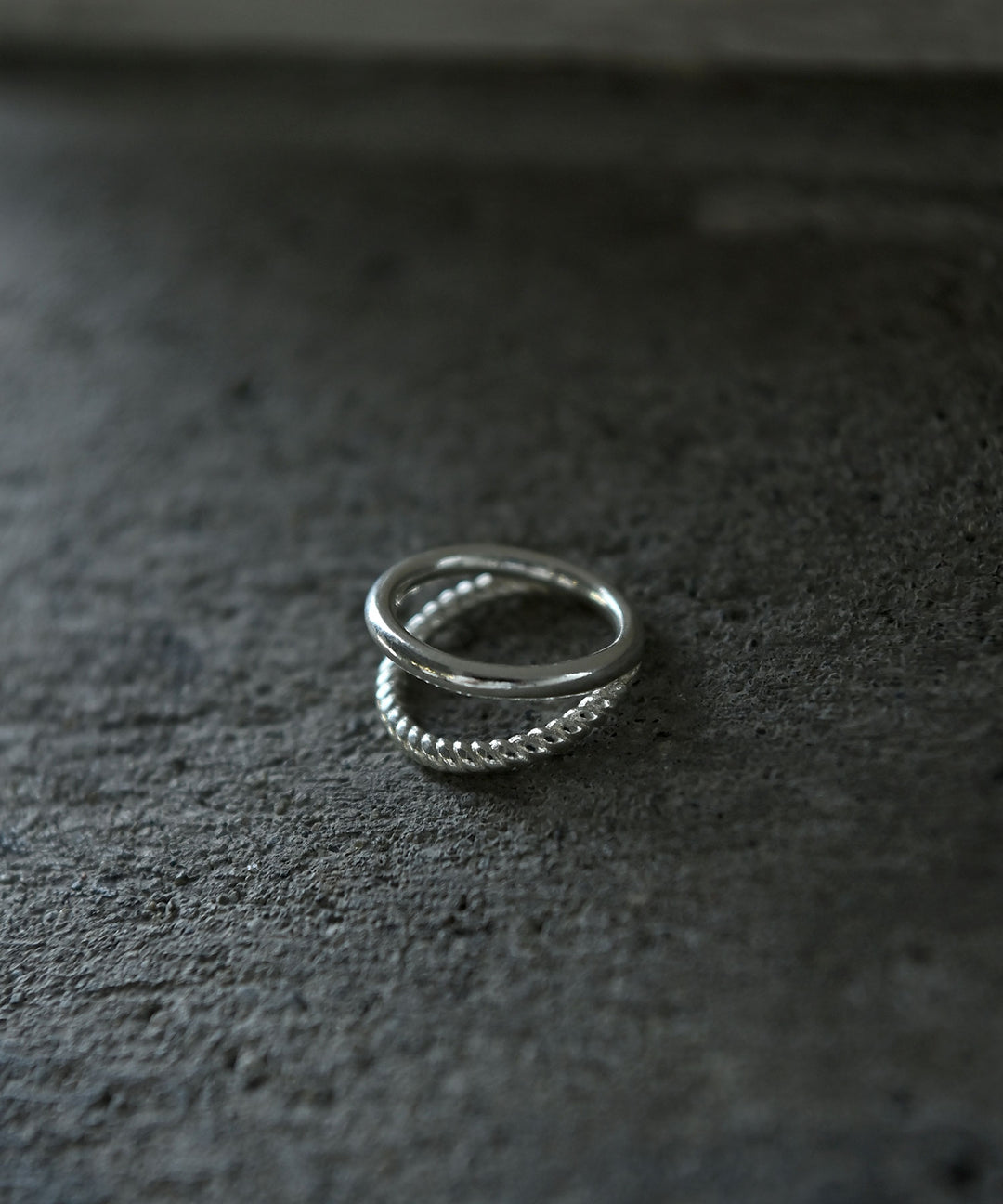 [SILVER]ダブルラインリング