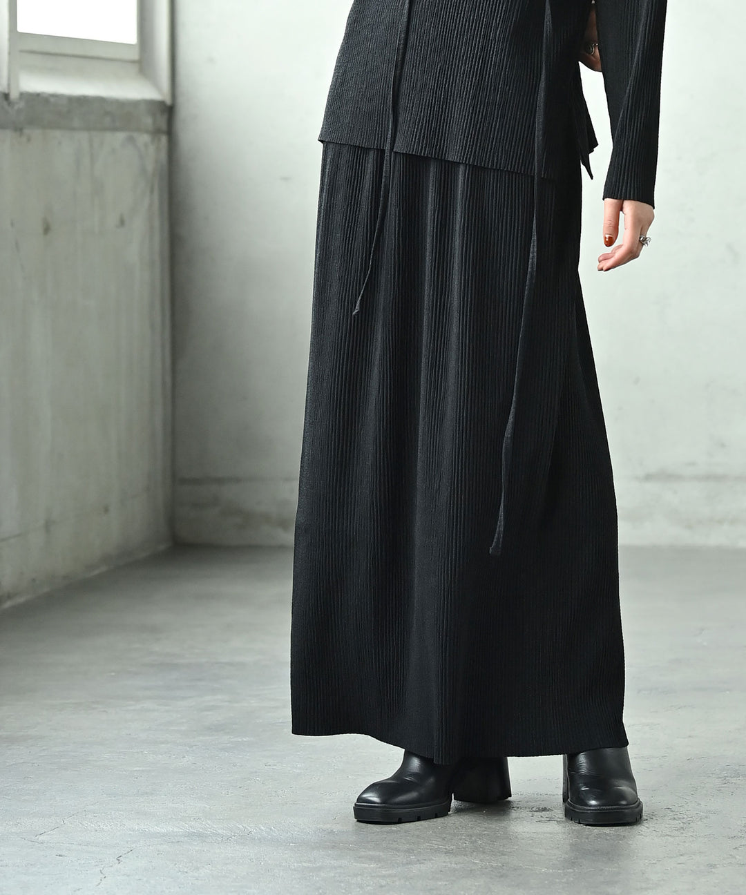 【SETUP可】リラックスアイラインスカート