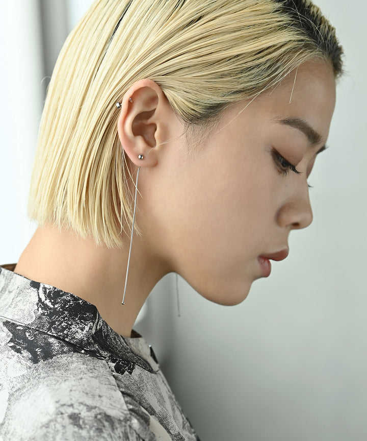 サージカルロングチェーンピアス