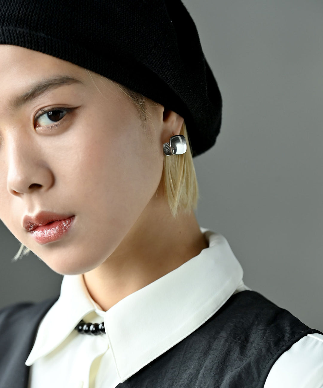 サージカルワンタッチスクエアピアス