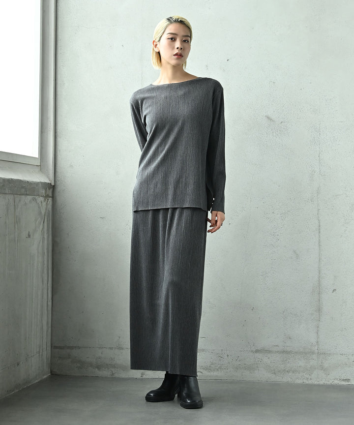 【SETUP可】リラックスアイラインスカート