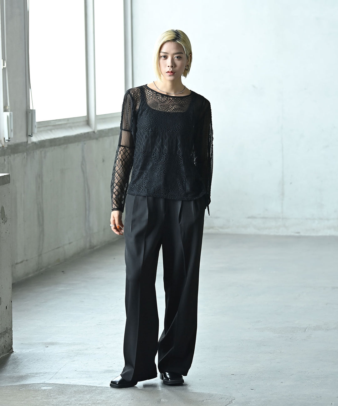 【SETUP可】スラックスパンツ