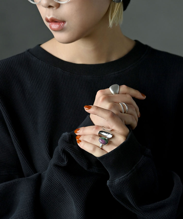 [SILVER]マットスムースリング