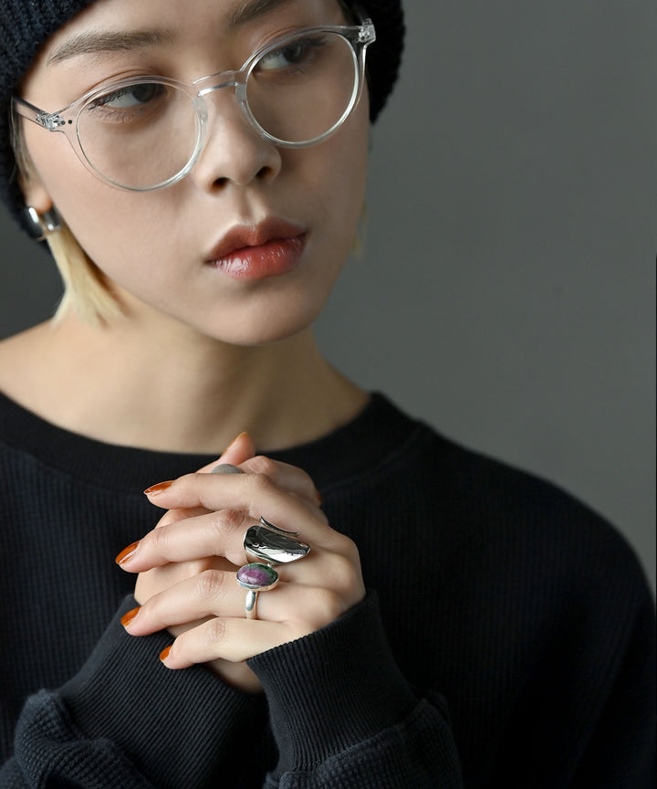 [SILVER]ルビーインカイヤナイトリング