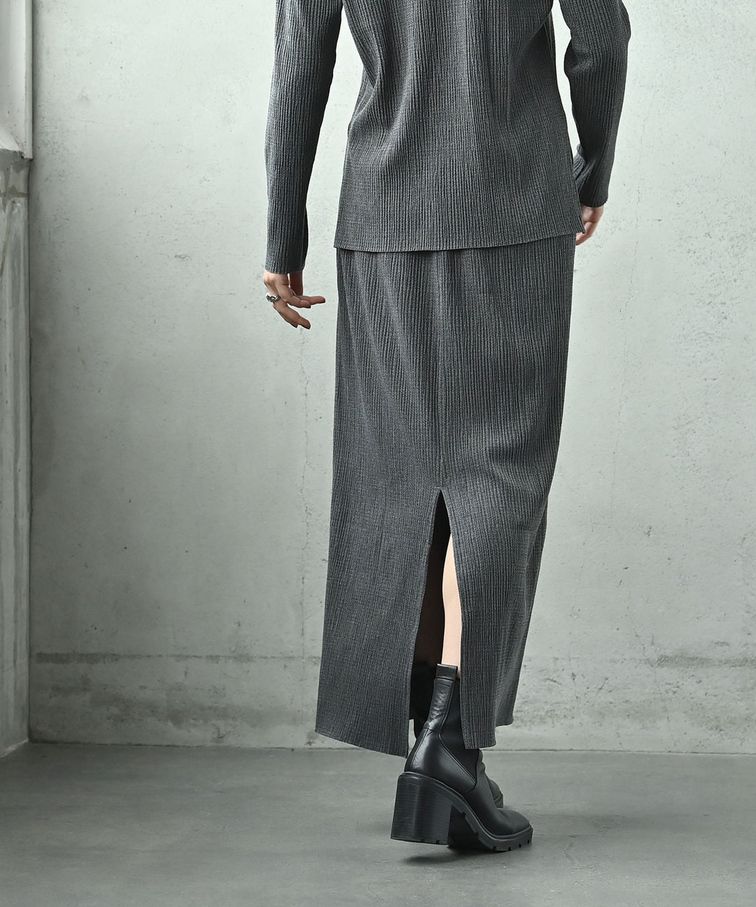 【SETUP可】リラックスアイラインスカート