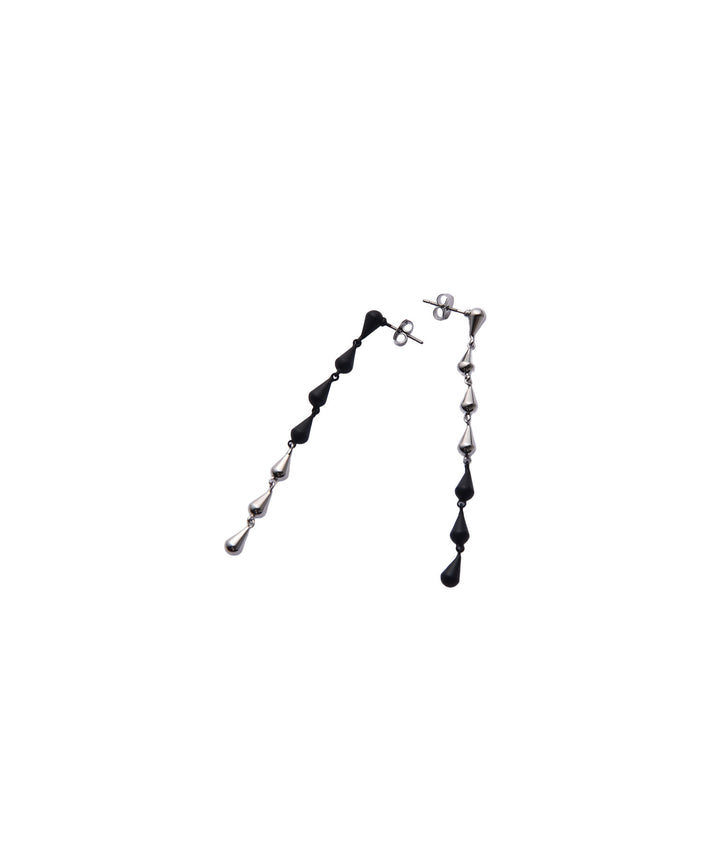 配色ロングピアス