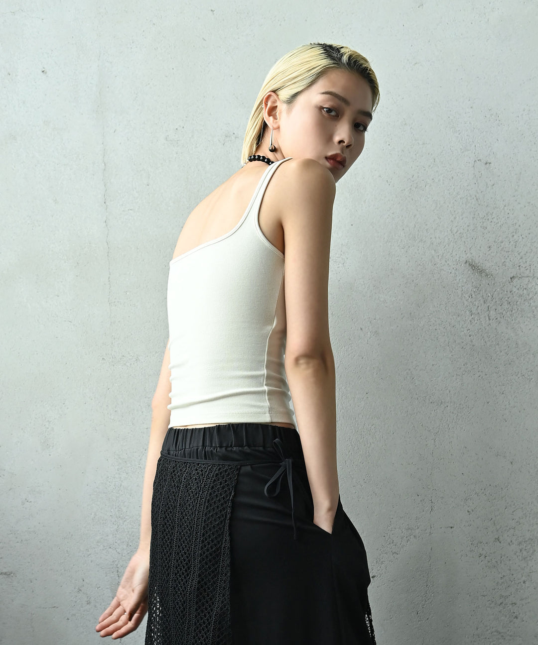 裏微起毛カップインタンクトップ