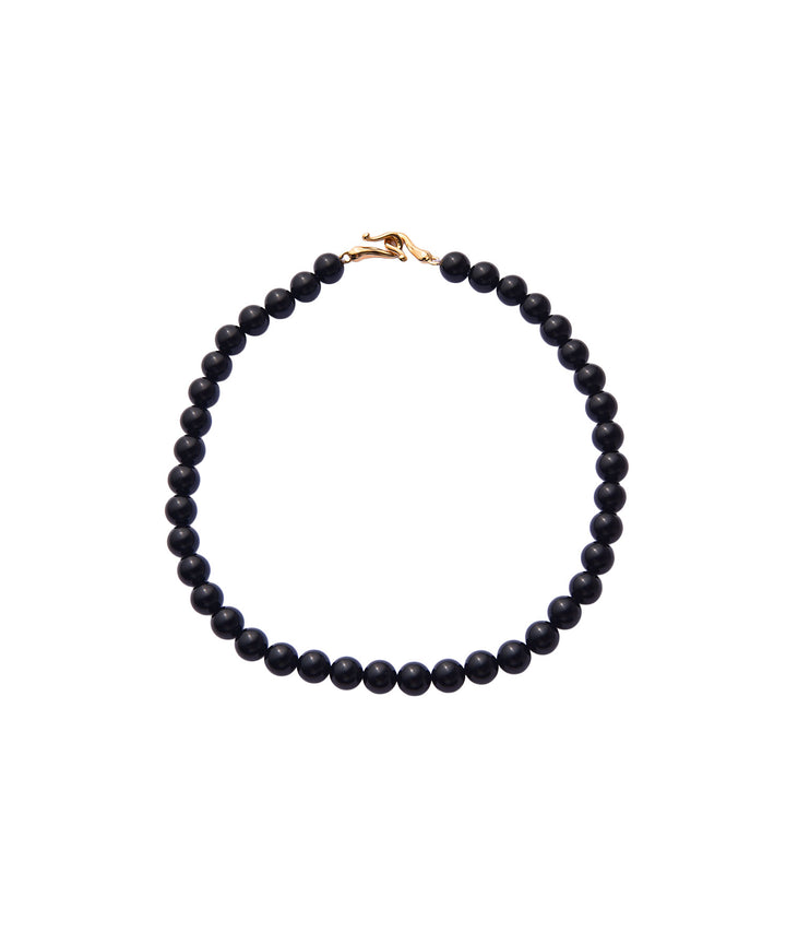 ブラックストーンネックレス