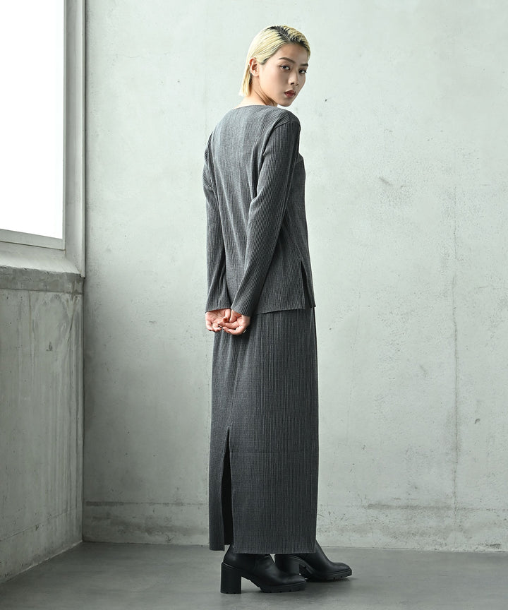 【SETUP可】リラックスアイラインスカート