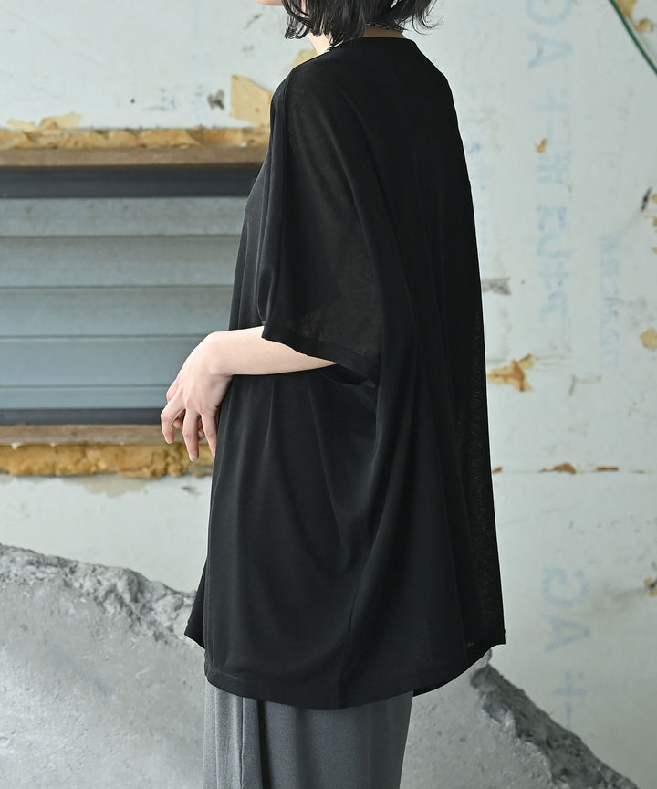 シアーボックスカーデ