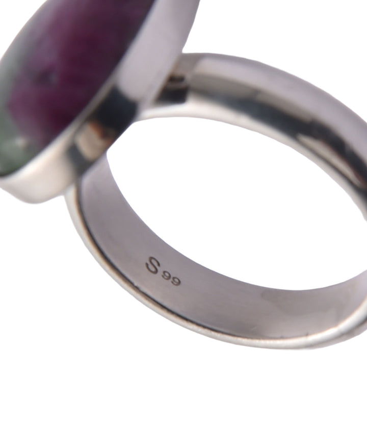 [SILVER]ルビーインカイヤナイトリング