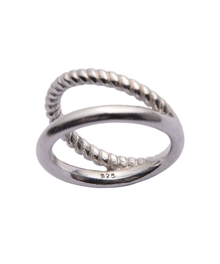 [SILVER]ダブルラインリング