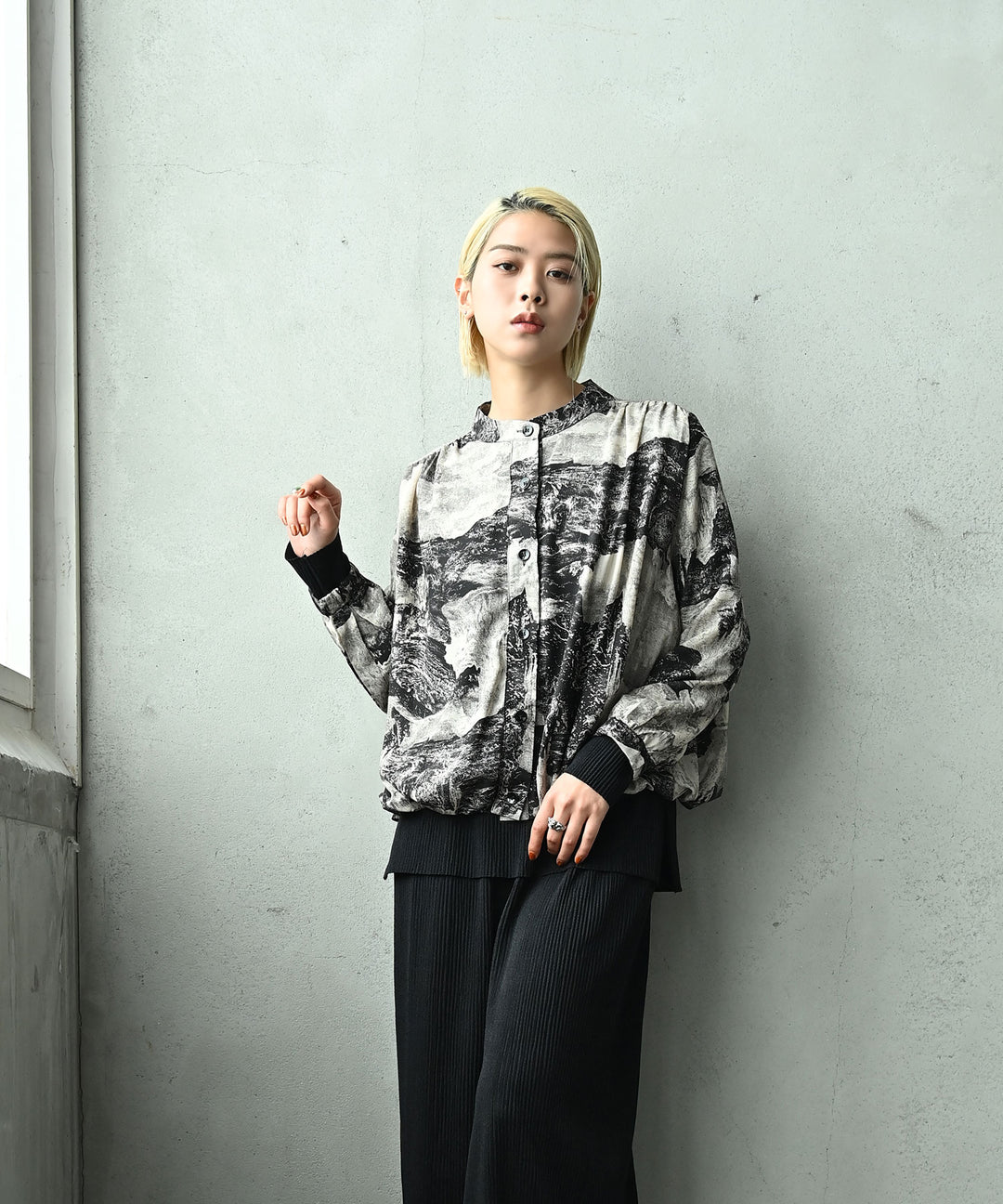 スミエドレープブラウス