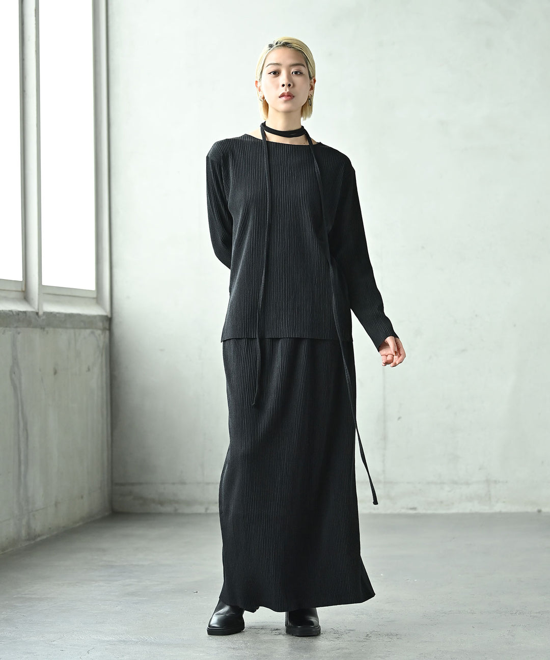 【SETUP可】リラックスアイラインスカート