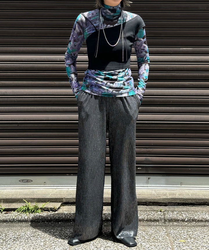 ニュアンスストレッチシアートップス