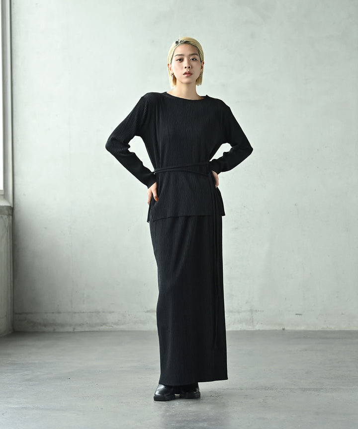 【SETUP可】リラックスアイラインスカート