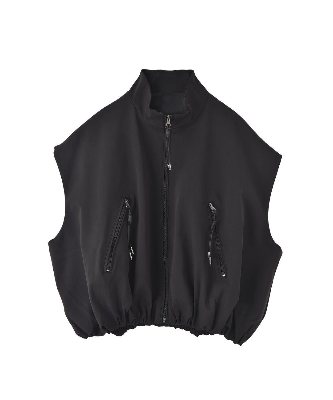 スタンドカラーベスト