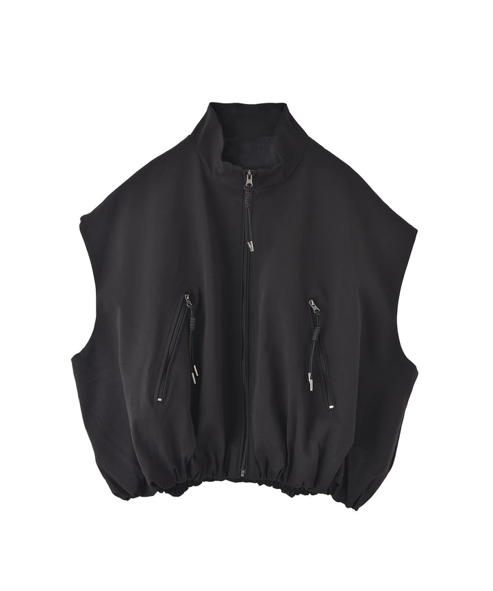 スタンドカラーベスト