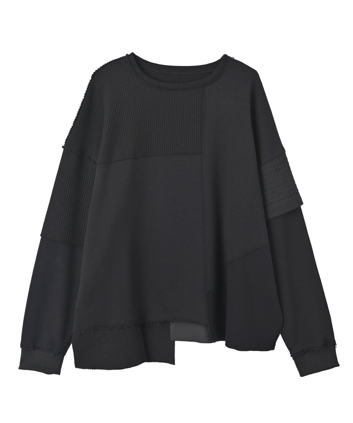 UNISEX テクニカルパッチワークトップス