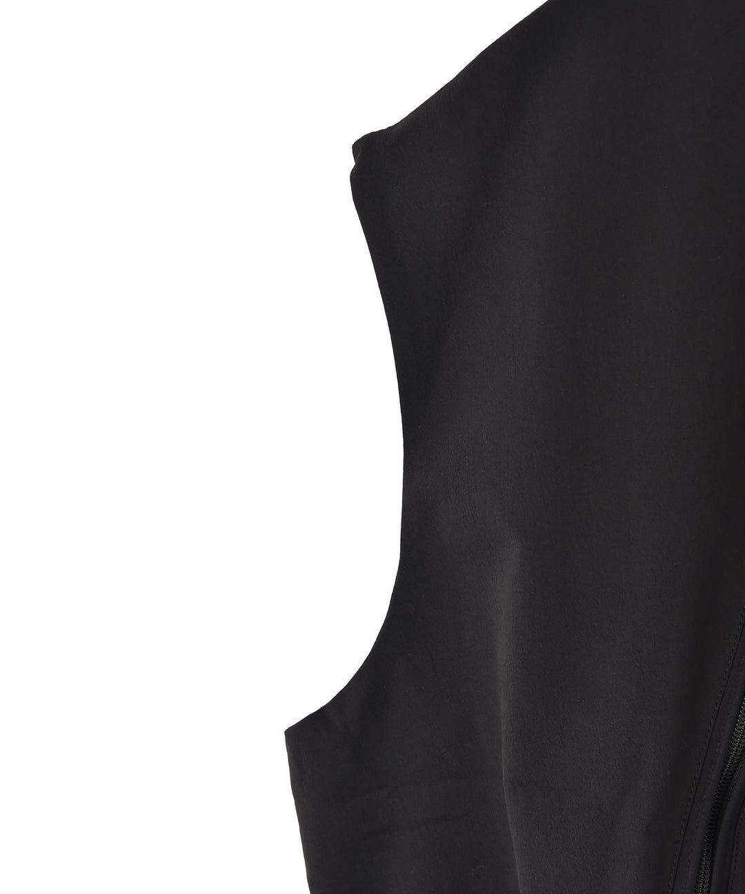 スタンドカラーベスト