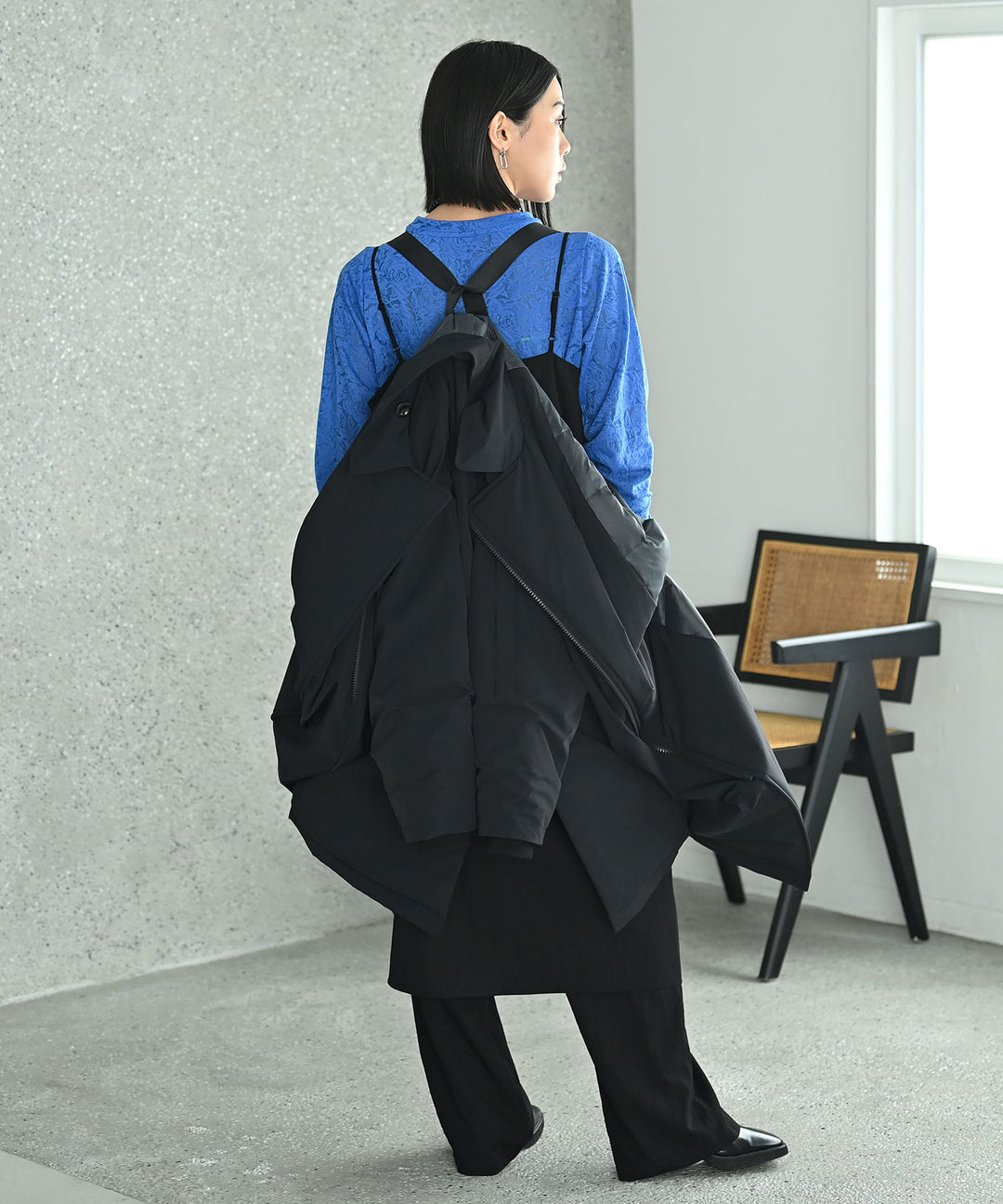 UNISEX 2WAYロングダウンコート