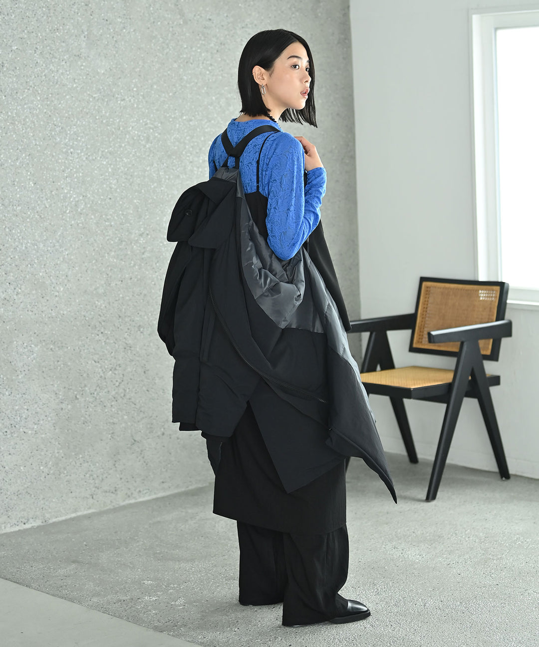 UNISEX 2WAYロングダウンコート