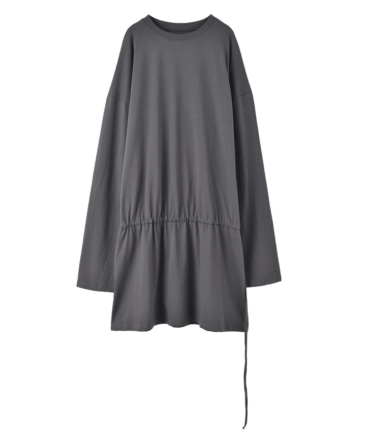 ロングスリーブウエストシェイプチュニックトップス