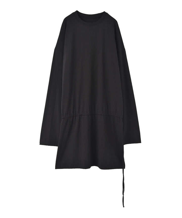 ロングスリーブウエストシェイプチュニックトップス