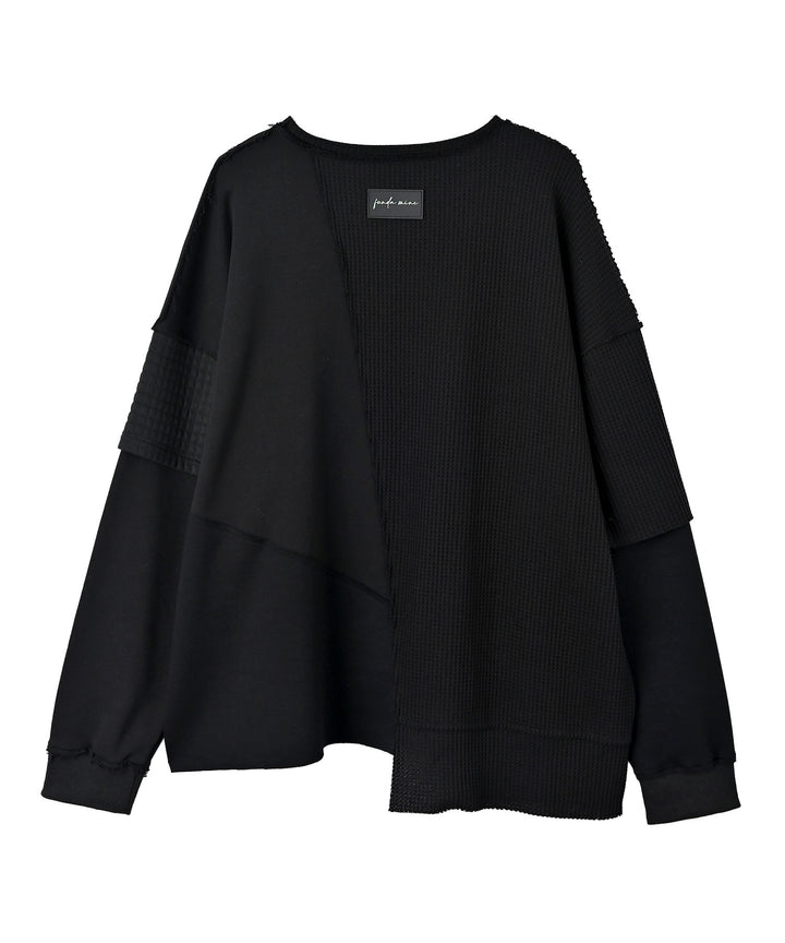 UNISEX テクニカルパッチワークトップス