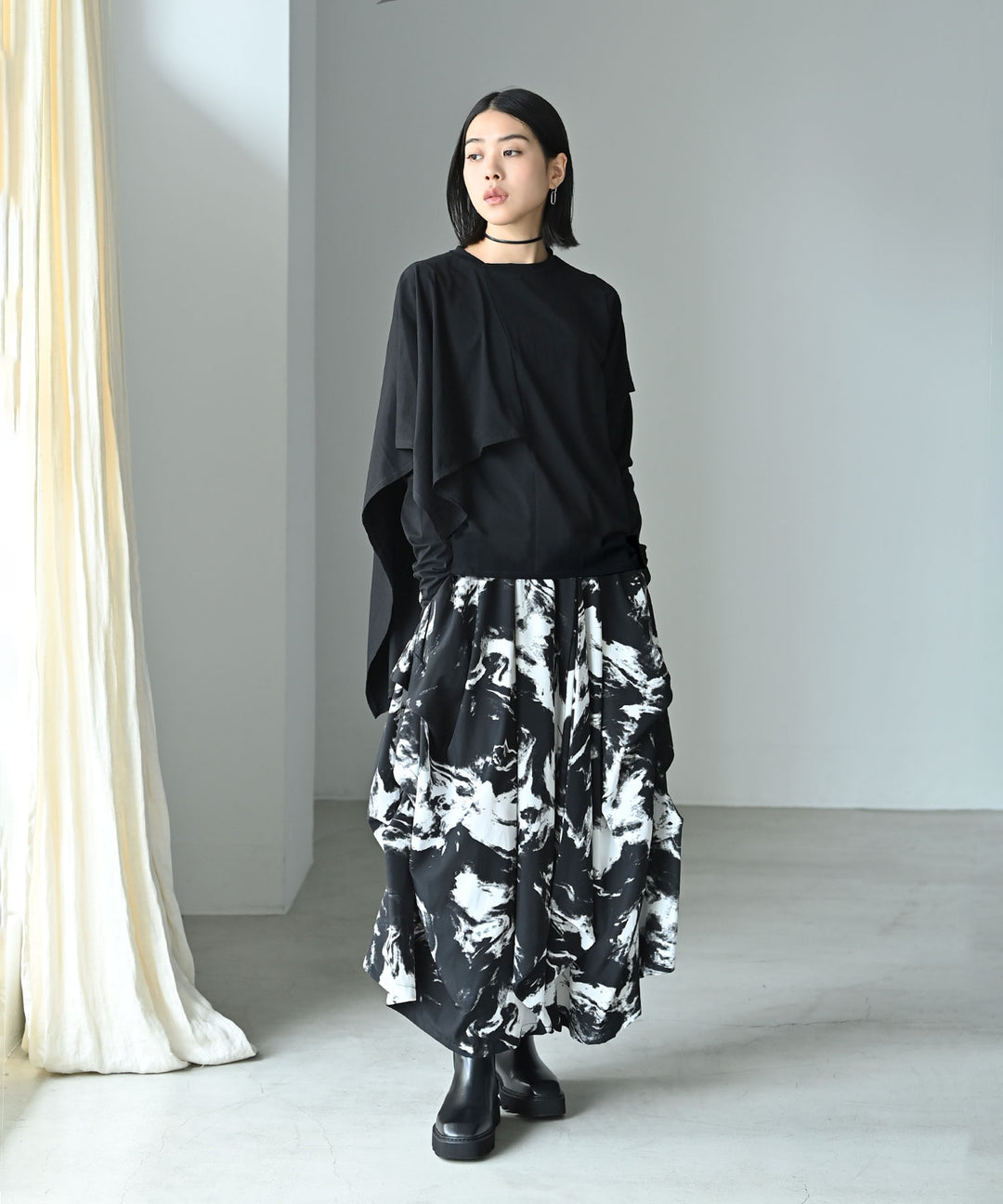 2WAYアシンメトリーカットトップス
