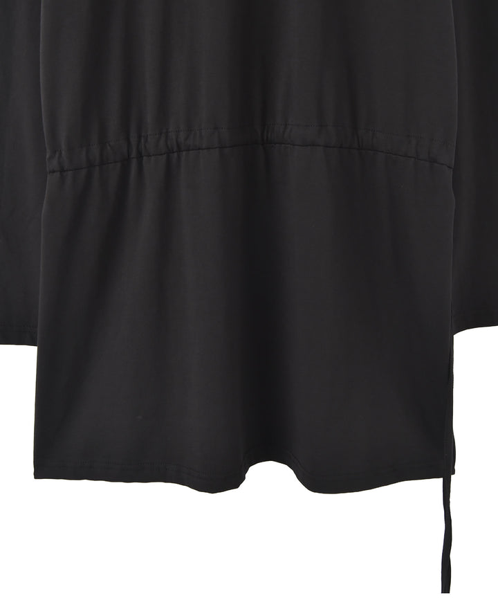 ロングスリーブウエストシェイプチュニックトップス