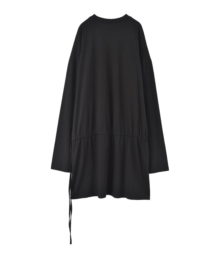 ロングスリーブウエストシェイプチュニックトップス