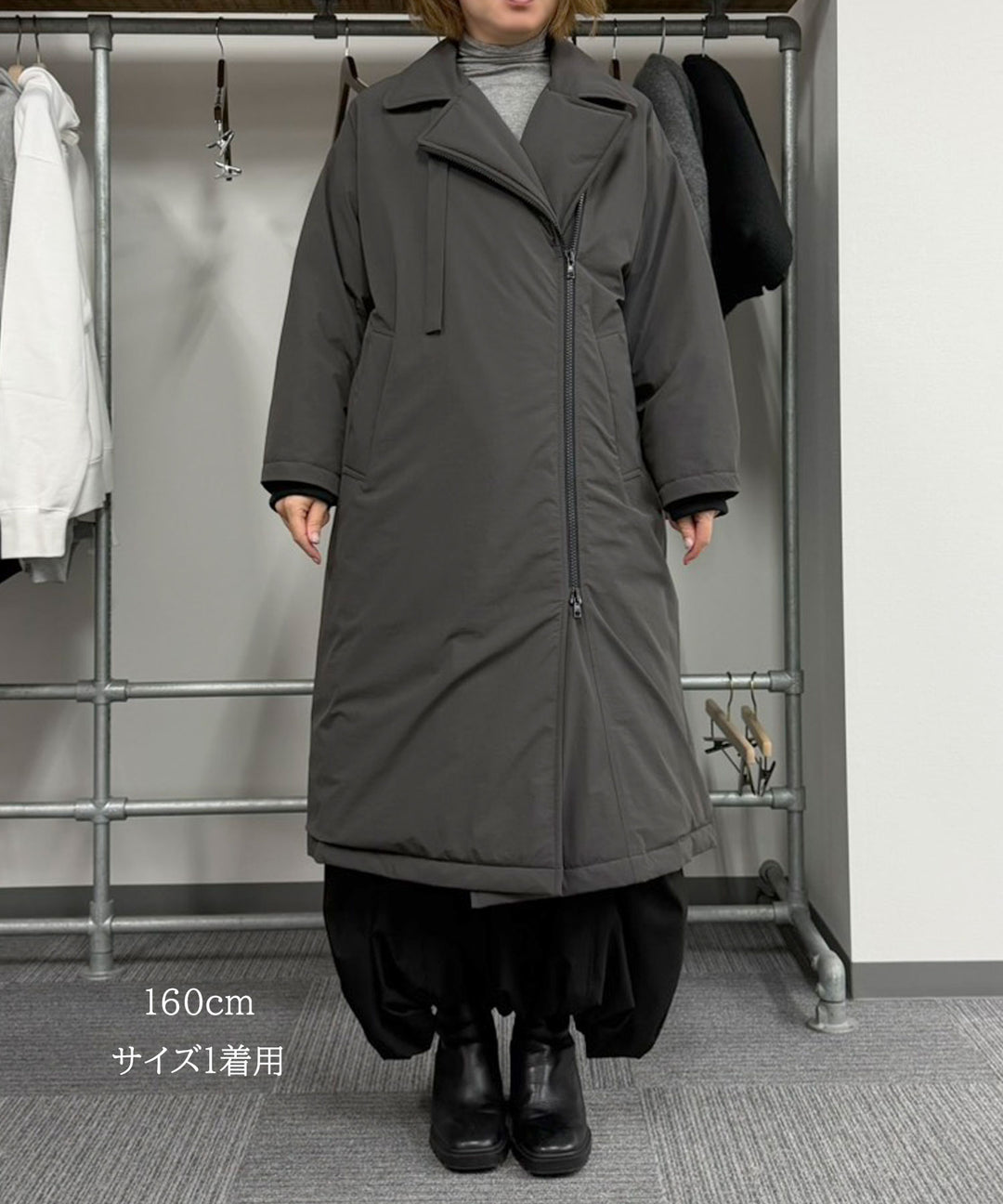 UNISEX 2WAYロングダウンコート