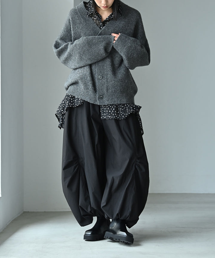 バルーンシャーリングスカートパンツ
