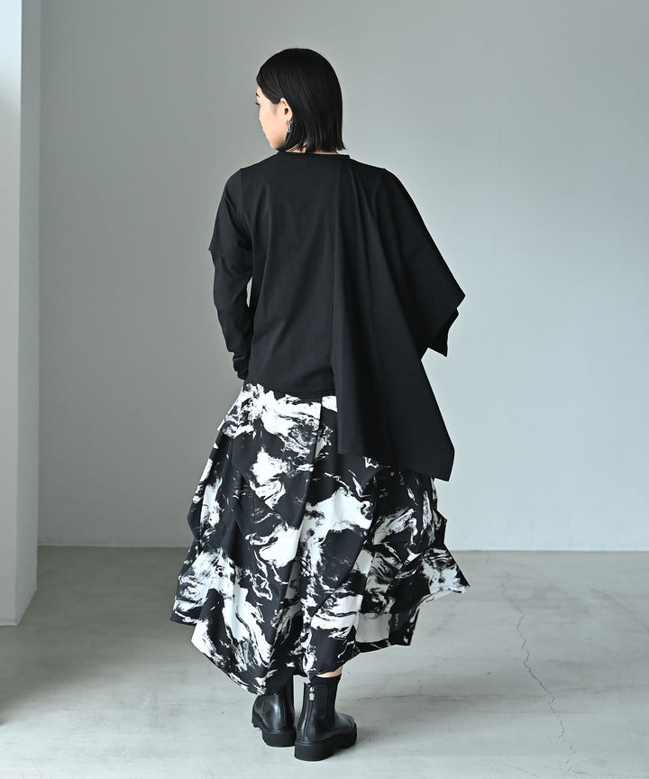 2WAYアシンメトリーカットトップス