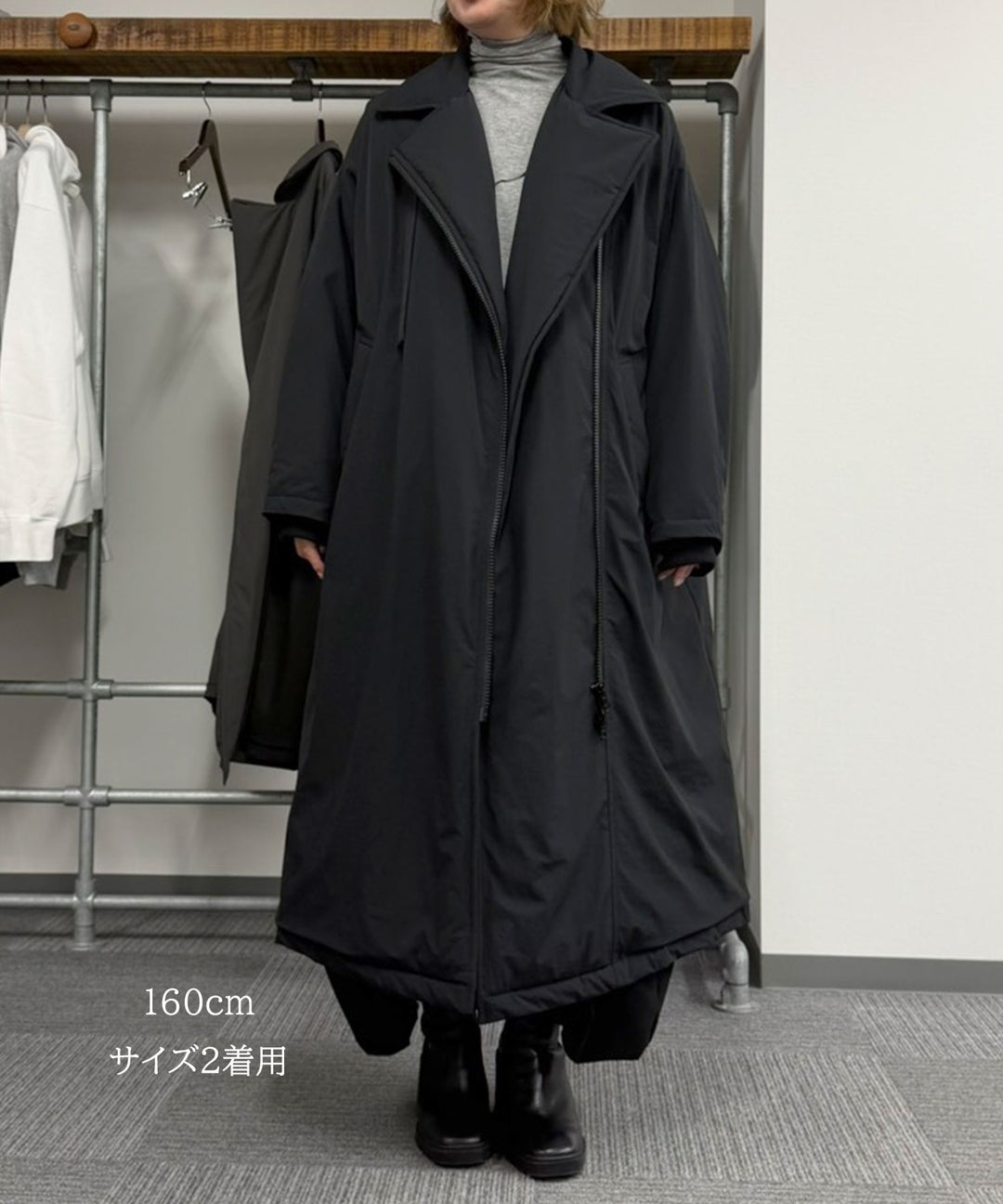 UNISEX 2WAYロングダウンコート