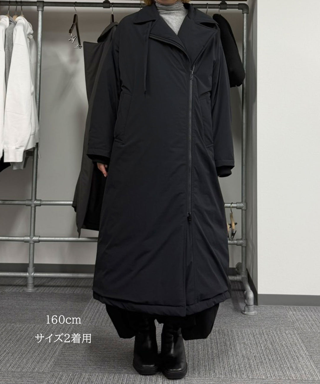 UNISEX 2WAYロングダウンコート