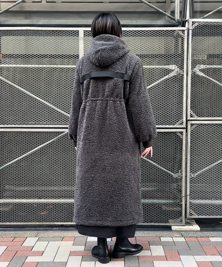 4WAY　ボアロングコート