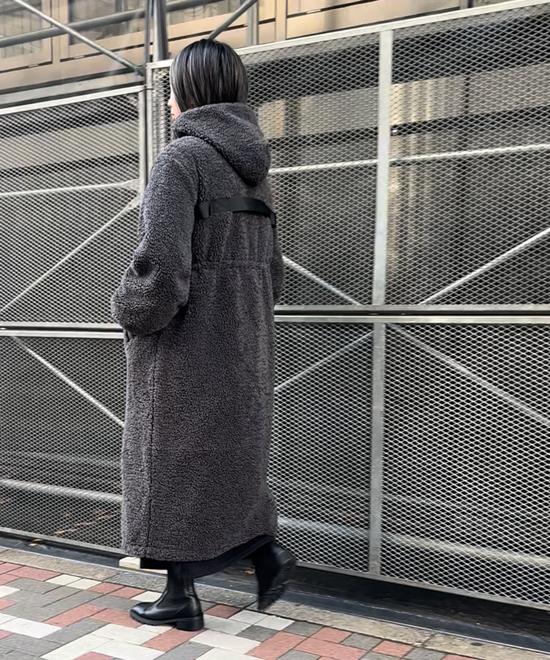 4WAY　ボアロングコート