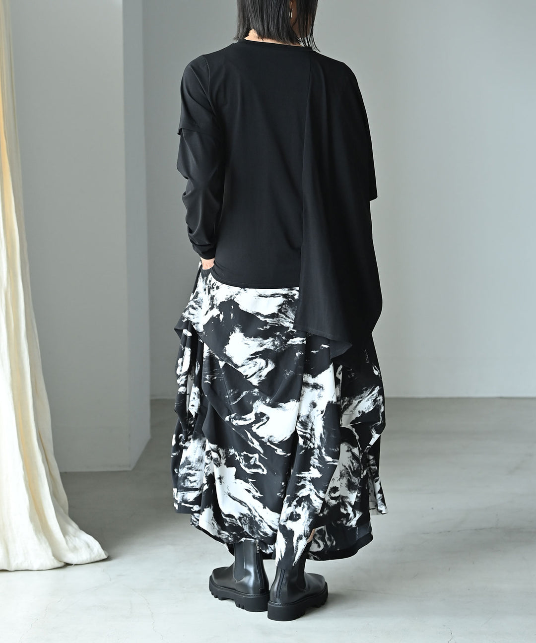2WAYアシンメトリーカットトップス