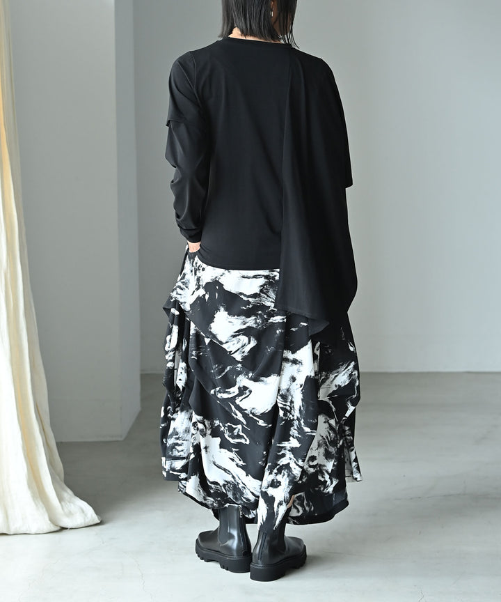 2WAYアシンメトリーカットトップス