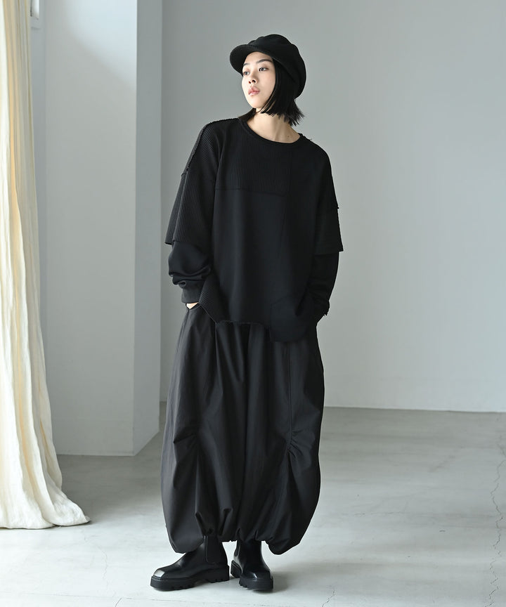 UNISEX テクニカルパッチワークトップス