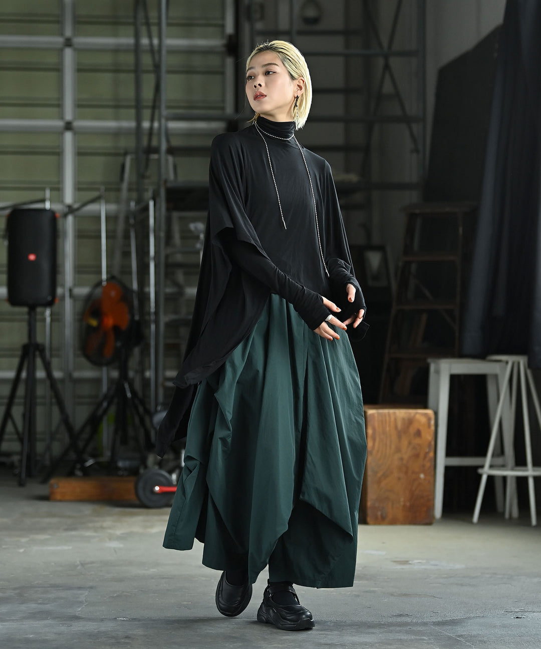 【しっとり肌触り】360°アンサンブルトップス